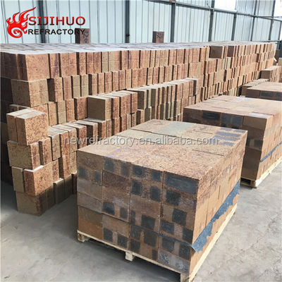 15% de SiC contenu en silicium mullite brique pour four rotatif norme 230*114*65/55mm