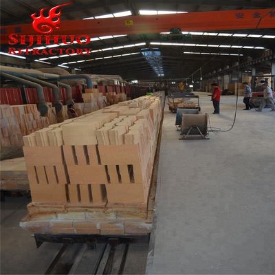 230x114x65mm Bloc d'aluminium pour brique de revêtement isolant en argile légère réfractaire rouge
