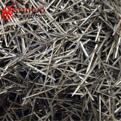 Matériau renforcé de fibres d'acier de haute résistance et de fonte à base de ciment gris