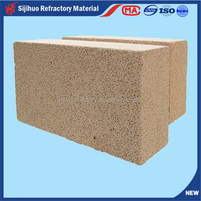 230x114x65 mm Briques isolantes réfractaires en aluminium haute densité basse pour revêtement de fours