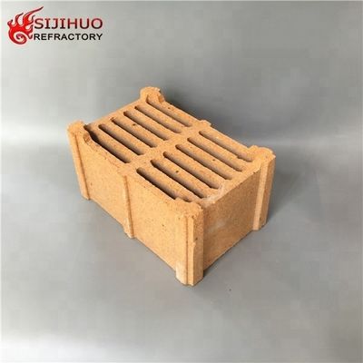 Contenu en SiC de 1,2-1,4% 230x114x65 mm brique réfractaire en treillis pour fours industriels