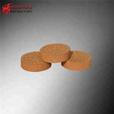 230x114x65 mm brique de feu réfractaire de vérification avec 0,34% de teneur en CaO et résistance à la chaleur
