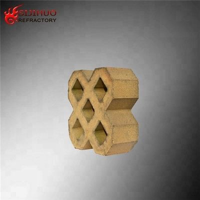 230x114x65 mm brique de feu réfractaire de vérification avec 0,34% de teneur en CaO et résistance à la chaleur