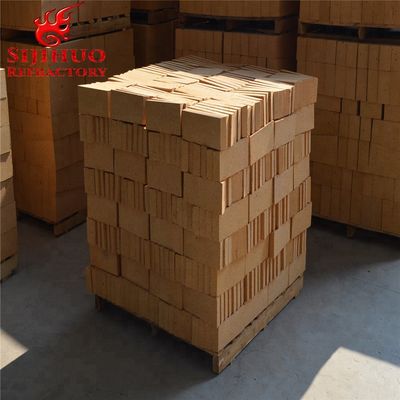 Bloc d'aluminium jaune en brique d'argile 230*114*65 mm pour les applications à haute température