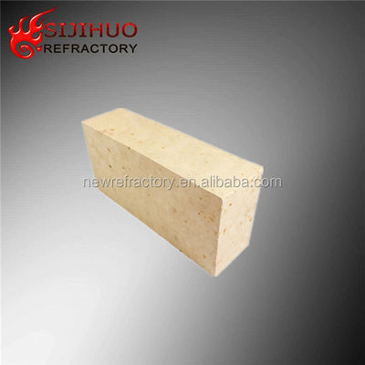 230x114x65 mm de brique de feu en haute aluminium jaune pour revêtement 48-83 Al2O3