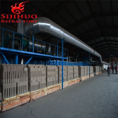 Matériau de bloc d'alumine résistant aux acides pour la construction de cheminées dans les fours industriels