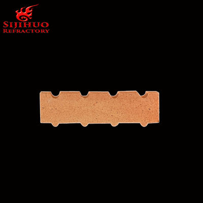 Briques d'ancrage en argile de feu de forme personnalisée pour la construction de fours à haute teneur en bauxite d'aluminium