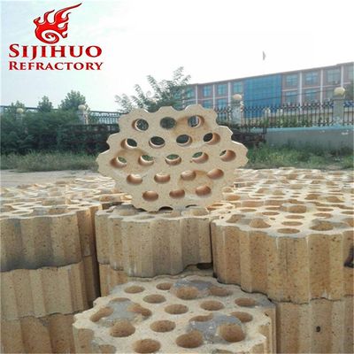 50 à 65% de SiO2 Contenu de briques d'argile de feu pour la construction de poêles à chaud à haute pression durables