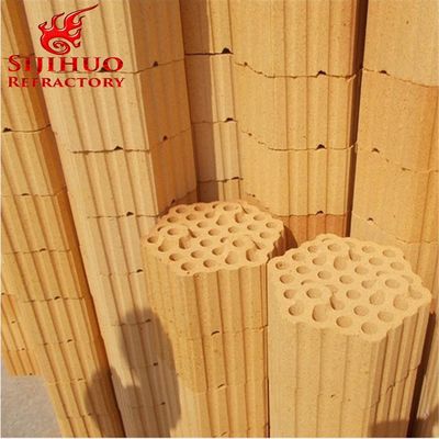 50 à 65% de SiO2 Contenu de briques d'argile de feu pour la construction de poêles à chaud à haute pression durables