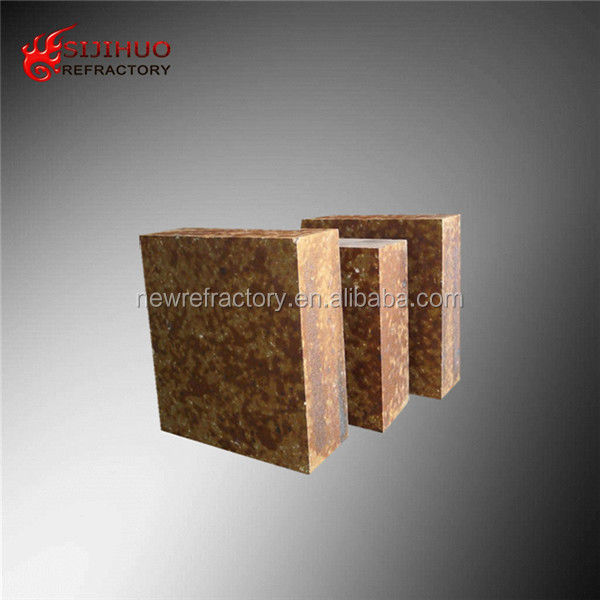 15% de SiC contenu en silicium mullite brique pour four rotatif norme 230*114*65/55mm