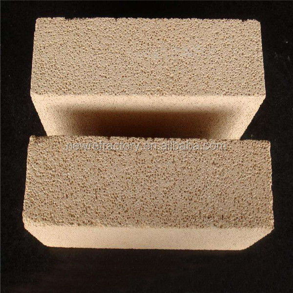 35 à 52% de teneur en Al2O3 Briques d'isolation légère en aluminium poly pour une isolation optimale